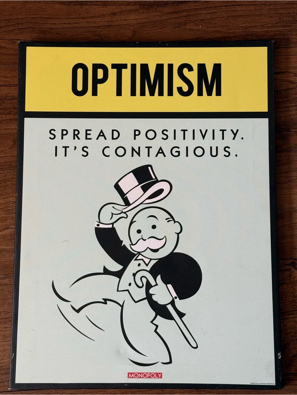IKONICK Monopoly Board Game - Optimism - Official IKONICK Art Canvas 18x24